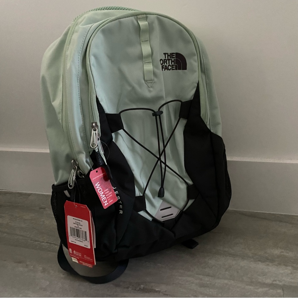 The North Face Jester Mint and Black Backpack (fits 15” laptop)